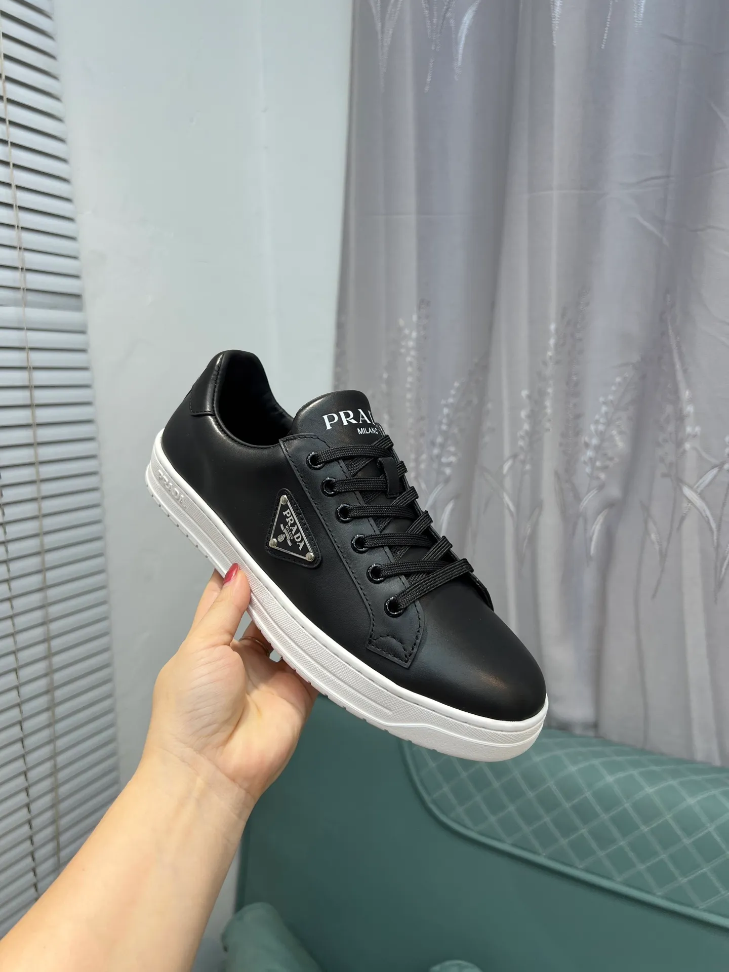 Men's shoes 💰540 [PRADA] Men's shoes are popular in the counter, official website synchronization, 1 high-quality shipment ✔️ Original frosted cowhide + cowhide lining, 1🆚1 replica, original sole, 38-45 (45 customized, non-refundable)
